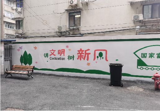 乐至社区墙绘